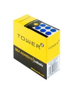 Labels - Colour Coding - Round - 10mm - Blue - 1 Box - C10B