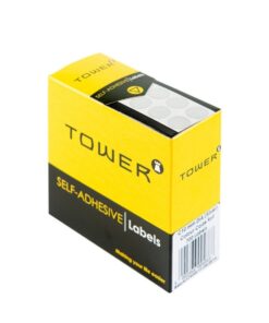 Labels - Colour Coding - Round - 10mm - Silver - 1 Box - C10SI