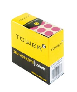 Labels - Colour Coding - Round - 13mm - Pink - 1 Box - C13PI