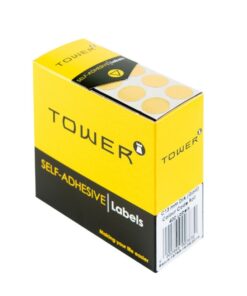 Labels - Colour Coding - Round - 13mm - Gold - 1 Box - C13GO