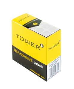 Labels - Colour Coding - Round - 13mm - Silver - 1 Box - C13SI