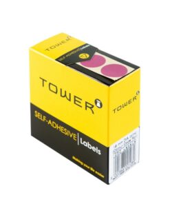 Labels - Colour Coding - Round - 19mm - Pink - 1 Box - C19PI