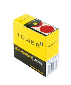 Labels - Colour Coding - Round - 25 mm - Red - 1 Box - C25R
