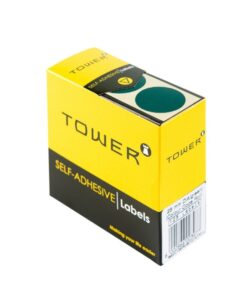 Labels - Colour Coding - Round - 25mm - Green - 1 Box - C25G