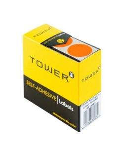 Labels - Colour Coding - Round - 25mm - Orange - 1 Box - C25O