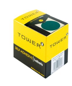 Labels - Colour Coding - Round - 32mm - Green - 1 Box - C32G