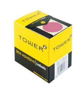 Labels - Colour Coding - Round - 32mm - Pink - 1 Box - C32PI