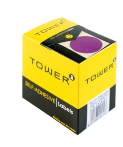 Labels - Colour Coding - Round - 32mm - Purple - 1 Box - C32PU