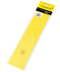 Lever Arch File Label - 70 x 315mm - Yellow - 1 Pack - LAY12's