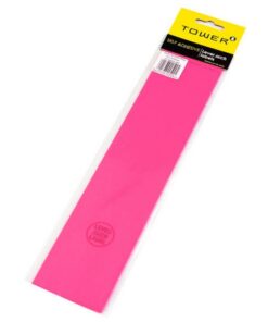 Lever Arch File Label - 70 x 315mm - Fluorescent Pink - 1 Pack - LAFP12's