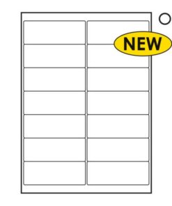 Label - Mailing - A4 Ink or Laserjet Print - 38.1 x 99mm - White - 1 Box - W113100's