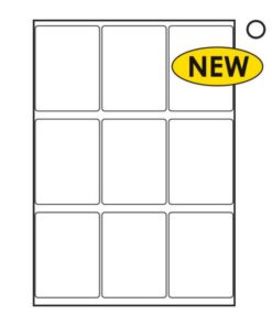 Label - Multi Purpose - A4 Ink or Laserjet Print - 90 x 67mm - White - 1 Box - W235100's