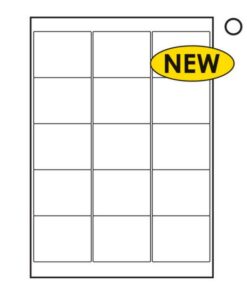 Label - Mailing - A4 Ink or Laserjet Print - 66.53 x 53.8mm - White - 1 Box - W237100's