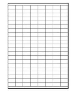 Label - Multi Purpose - A4 Ink or Laserjet Print - 26 x 13.5mm - White - 1 Box - W240100's