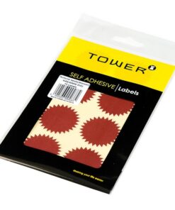 Notarial Seal - 40mm Ø - Maroon - 1 Pack - N40MA