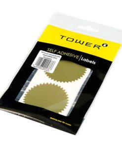 Notarial Seal - 60mm Ø - Gold- 1 Pack - N60GO