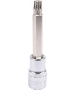 Torx Bit Socket - Male - Chrome Vanadium - 1/2" Connector - Long - T50 x 100mm - YT-04326