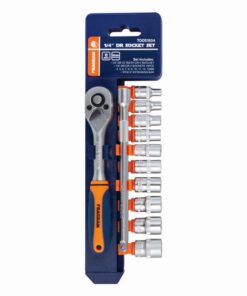 Socket Set - 1/4” - Chrome Vanadium - 12 Piece - TOOS1504