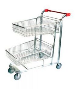 Steel Shopping Trolley - Super - 160L - SST160