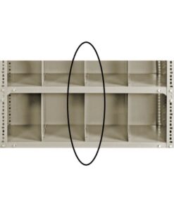 Bolted Shelving Steel Shelf Divider - Uni-Angle - Painted - 34.0 x 45.7 cm - BS-P-SD-340x457