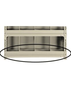 Bolted Shelving Steel Bin Front - Kick Plate - Uni-Angle - 914 x 100mm - Painted - BS-P-KP-914x100