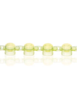 8 PCR cap strips, yellow for PCR tubes, pack of 125