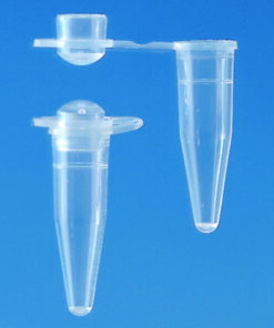 PCR tubes 0.2 ml, transparent domed cap, single pack of 1000