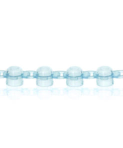 8 PCR cap strips, blue for PCR tubes, pack of 125