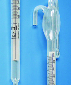 Spare burette, for titrators according to Dr. Schilling, SILBERBRAND, Schellbach-Strips, AR glass