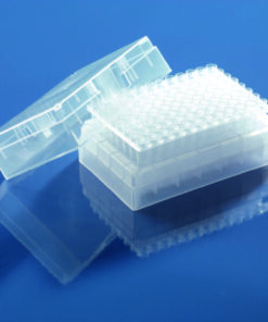 Rack with lid w. 96 coded 1.2 ml tubes pack of 50