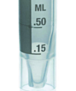 Reaction vessels 1.5 ml, PP m. A-thread, without lid, grad. with stand ring, VE=1000