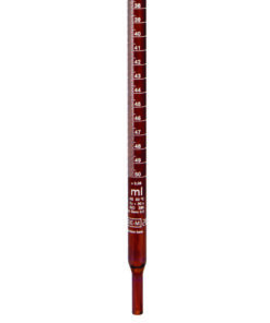 Spare burette length for compact burette 25 ml, SILBERBRAND, amber glass. Pack of 1.