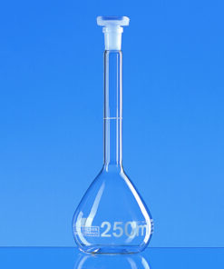 Volumetric flask cap. 50 ml SILBERBRAND, class B,