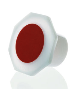 Cone cut stopper NS 45/40 8-point, internal concave, LDPE with seal rings