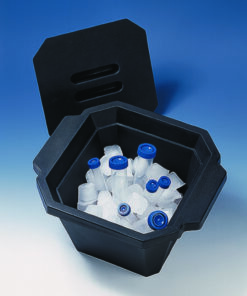 Ice bucket with lid, PU-foam, 4.5 l stackable