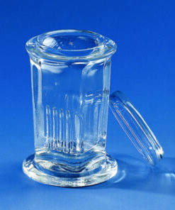 Staining trough type Coplin, round f. 10 slides 76x26 mm Soda-lime glass