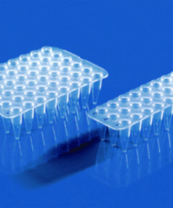 PCR plates 24-well, 0,2 ml PP, thin walled, flexible, transparent, without frameworks, high wells, pack of 40