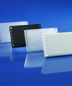 Microplates pureGrade S 384-well, PS, white, standard, F-bottom, sterile, with lid, pack of 50