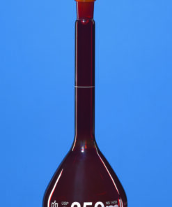 Measuring flask BB cl.A 5ml NS 10/19, glass stopper, boro 3.3
