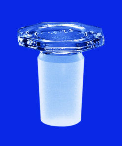 Glass stopper NS 14/23 octagonal, boro 3.3, solid