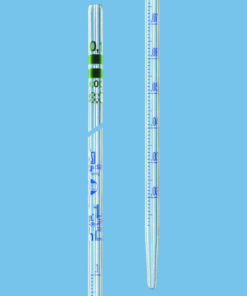 Graduated pipettes, 0,1:0,001 ml cl.A, AR-glass, blue grad. incl. single certificate