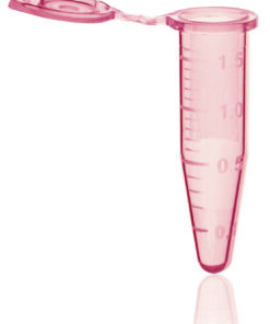 Reaction vessels, PP, 1.5 ml BIO-CERT® PCR QUALITY, orange, with lid pack of 500