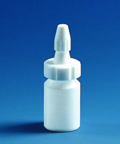 Dropper bottle 25 ml, PTFE PLASTIBRAND, with dropper attachment and cap with screw closure