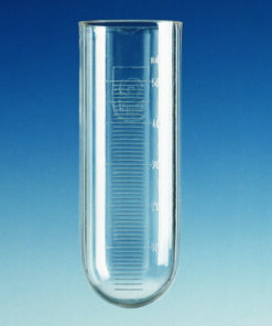 Centrifuge tubes, 50 ml, 35 x 99 mm, PC, straight rim, round bottom, graduated, division 1 ml, clear pack of 10