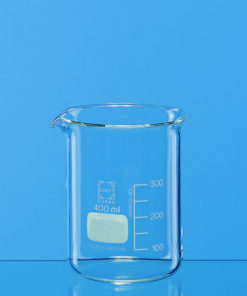Beaker 1000 ml, low form, Boro 3.3 with graduation and spout, dia. 105 mm, h. 145 mm, pack of 10, DIN EN ISO 3819