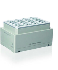 Cooling block, suitable for 1.5 ml micro tubes, Passive cooler, PP/aluminium