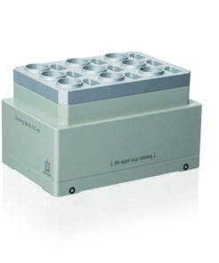Cooling block, suitable for 0.5 ml micro tubes, Passive cooler, PP/aluminium
