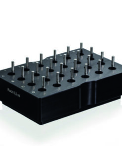 Adapter rack for liquid handling station, suitable for 24 tubes, 0,5 ml, POM