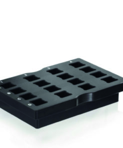 Adapter rack, for Liquid Handling Station, for 16 BRAND cuvettes, POM