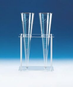 Rack f.2 sedimentation cones made of plastics, 300 x 130 x 315 mm plates of PMMA, rods of PP